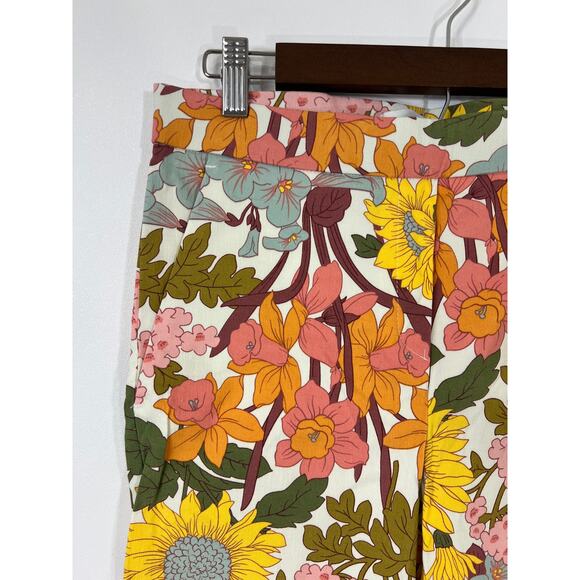 Jules & Leopold Floral Multicolor Pants - Picture 4 of 11